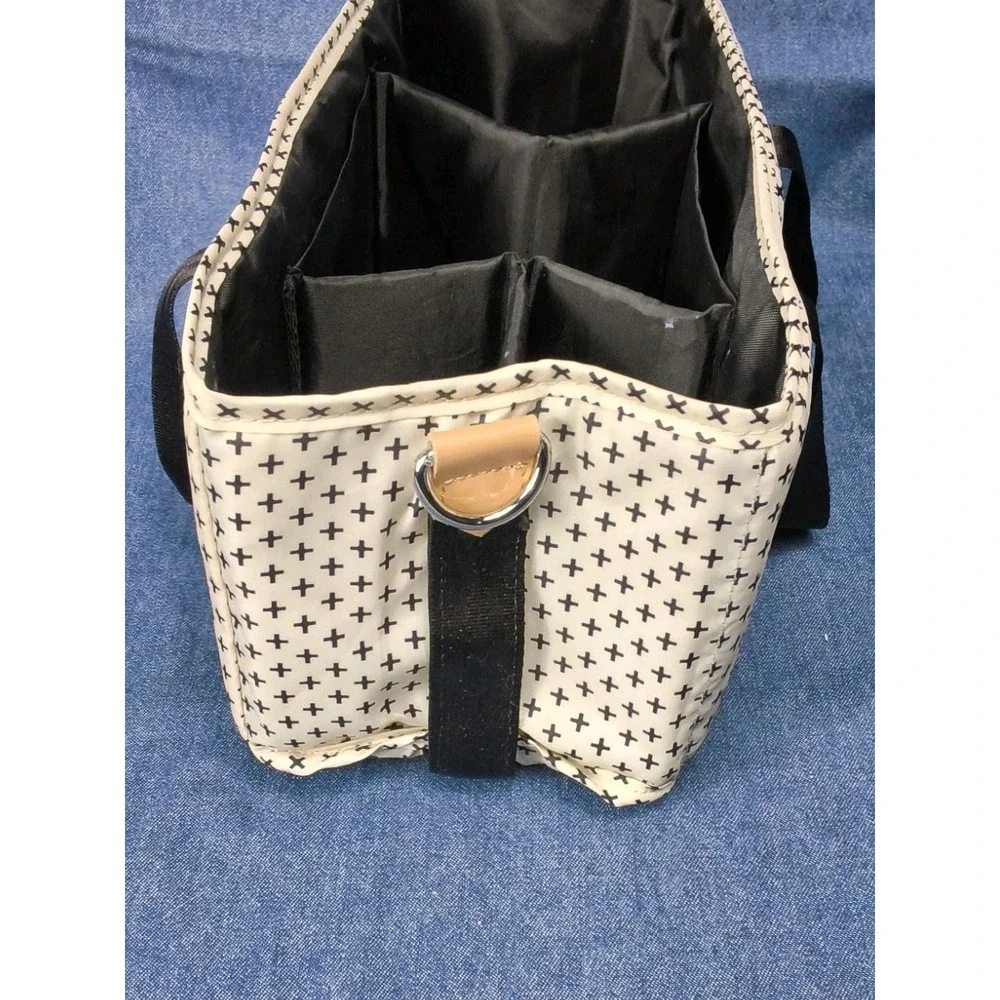 Petunia Pickle Bottom Inter-Mix Grid Caddy Pattern Positive
